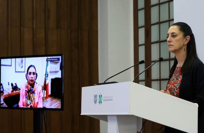 Sheinbaum celebró que Sanofi-Pasteur anunciara la incorporación de México a la fase 3 del protocolo para la vacuna.