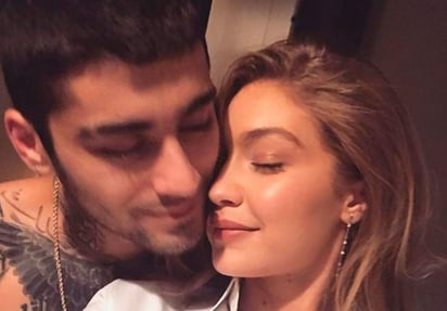 Gigi Hadid y Zayn Malik son conocidos por mantener su vida privada fuera de foco, por lo que sorprendió a usuarios de redes sociales que la modelo decidiera compartir un poco de su intimidad con una foto junto al cantante a punto de convertirse en papás. (INSTAGRAM) 