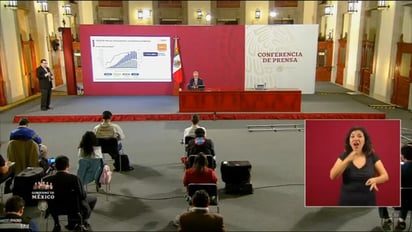 Las autoridades federales de Salud ofrecieron la conferencia de prensa diaria para informar a la población sobre la pandemia de la enfermedad COVID-19, causada por el coronavirus SARS-CoV-2, en México. (ESPECIAL)