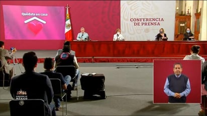 Las autoridades federales de Salud ofrecieron la conferencia de prensa diaria para informar a la población sobre la pandemia de la enfermedad COVID-19, causada por el coronavirus SARS-CoV-2, en México. (ESPECIAL)