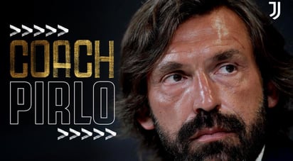 Andrea Pirlo se convirtió este sábado en el nuevo entrenador del Juventus Turín en sustitución de Maurizio Sarri. (ESPECIAL)