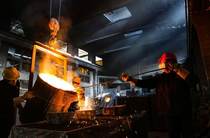 La actividad industrial tuvo un repunte tras meses de caídas. (ARCHIVO) 