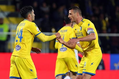 El Frosinone remontó este miércoles la derrota 1-0 de la ida y triunfó por 2-0 en el campo del Pordenone, lo que le permitió citarse con el Spezia en la final para el ascenso a la Serie A, prevista con partido de ida y vuelta el 16 y el 20 de agosto. (ARCHIVO)