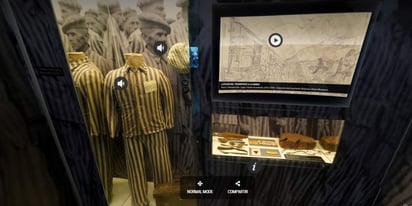 El Museo del Holocausto de Buenos Aires estrenó la plataforma de recorrido virtual en 360 grados de sus instalaciones, que permanecen cerradas a causa de la pandemia del coronavirus. (ESPECIAL) 