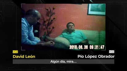 A raíz de los videos en donde aparecen David León Romero entregando bolsas con dinero a Pío López Obrador, hermano del Presidente, el grupo parlamentario del PAN en la Cámara de Diputados alista la presentación de una denuncia para que se investiguen los delitos de peculado, peculado electoral, desvío de recursos públicos, defraudación fiscal, financiamiento ilícito a campañas, asociación delictuosa y lavado de dinero. (ARCHIVO)