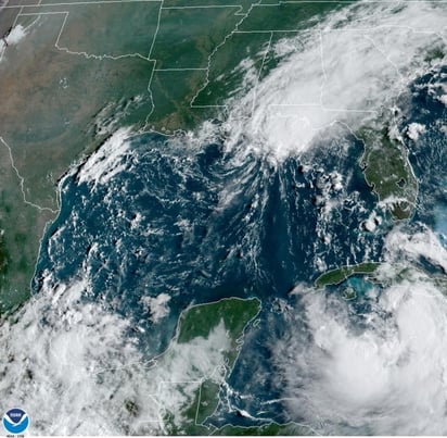 La tormenta tropical Laura, con potencial de convertirse en huracán, causará lluvias en la Península de Yucatán, en el sureste mexicano, avisó este lunes el Servicio Meteorológico Nacional (SMN). (EFE)