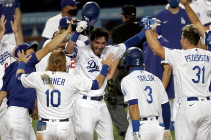 Los Dodgers tienen la mejor marca de Grandes Ligas con 22-8. (AP)