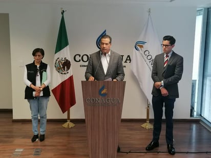 Tras las manifestaciones en la presa La Boquilla de Chihuahua, la Cancillería, Conagua y la Secretaría de Seguridad y Protección Ciudadana (SSPC) ofrecieron una conferencia de prensa donde explicaron la importancia del tratado con Estados Unidos para la entrega de agua. (TWITTER)