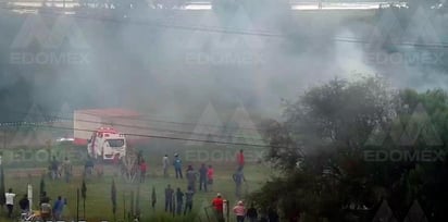 La detonación de un polvorín de este jueves en Zumpango, Estado de México, provocó ya la muerte de una mujer artesana y tres lesionados, entre ellas una menor que ya fue trasladada a Galveston Texas a un hospital especializado en niños quemados. (TWITTER)