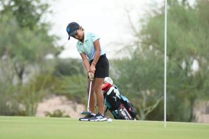 Luciana Dávilla Villalobos, representó a los Tigers en la categoría de 10-11 años femenil. (Foto Fernando Compeán)