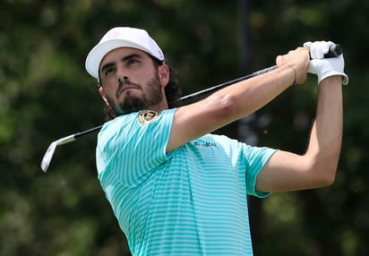 El golfista mexicano Abraham Ancer entra en acción hoy, en la primera ronda del Abierto de Estados Unidos. (AP)