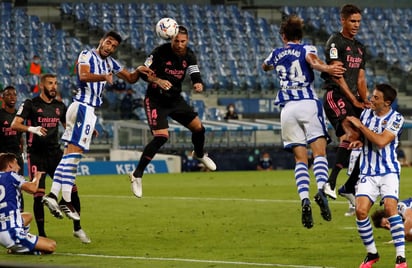 Real Madrid igualó a cero en su visita a la Real Sociedad. (EFE)