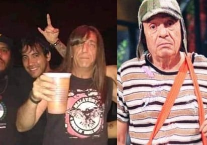 En redes sociales el músico ha sido apodado como 'El Chavo del 8 metalero' (CAPTURA) 