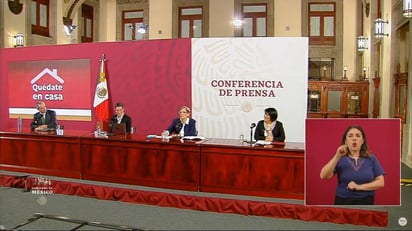 Las autoridades federales de Salud ofrecieron la conferencia de prensa diaria para informar a la población sobre la pandemia de la enfermedad COVID-19, causada por el coronavirus SARS-CoV-2, en México. (ESPECIAL)