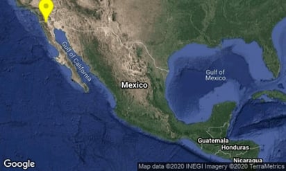 El Sismológico Nacional registró un terremoto de magnitud preliminar 5.2 al suroeste de Santa Isabel, en Baja California. (ESPECIAL)