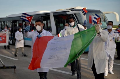 Este grupo se formó en 2005 para acudir a los Estados Unidos y auxiliar a los damnificados del Huracán Katrina y en la actualidad se encuentran en 46 países de Europa y África apoyando en la contingencia del COVID-19. (Especial) 