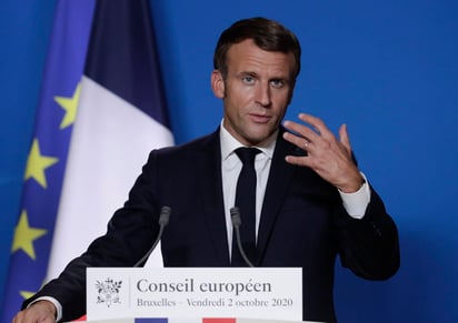 El presidente francés, Emmanuel Macron, pidió hoy a la OTAN que mire 'de frente' las acciones de Turquía que desestabilizan, no solo el Mediterráneo Oriental, sino toda la región y que preocupan también a Rusia. (ARCHIVO)