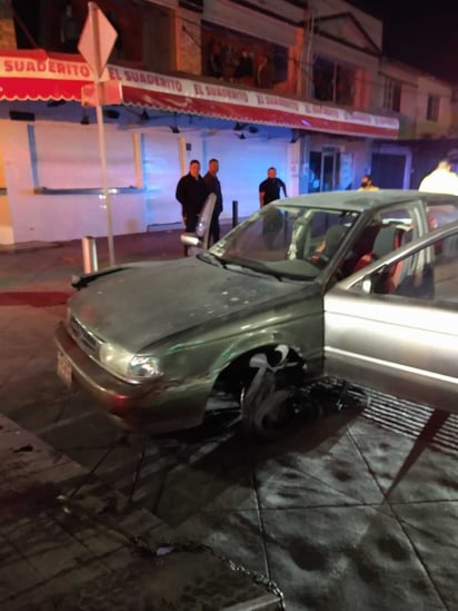 El auto del conductor fue asegurado y depositado en las instalaciones del corralón municipal.