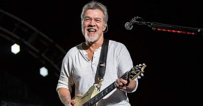 El legendario músico estadounidense y fundador de la banda de hard rock Van Halen mejor conocido como Eddie Van Halen falleció este martes a los 65 años. (ESPECIAL) 