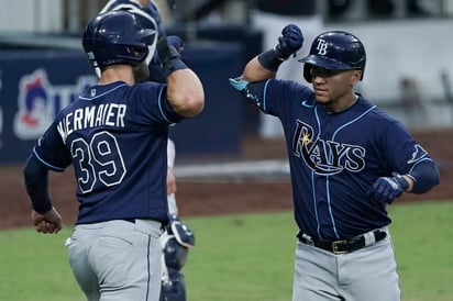 Los Rays de Tampa Bay se impusieron 8-4 a los Yanquis de Nueva York, y tomaron ventaja 2-1 en la serie divisional de la Liga Americana. (AP)