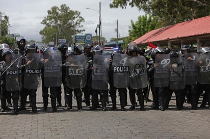 Los opositores fueron detenidos por la Policía al llegar al municipio de Malpaisillo. (ARCHIVO) 