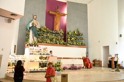 Para celebrar a San Judas Tadeo el día de hoy se oficiarán cinco misas a lo largo del día. (EL SIGLO DE TORREÓN)