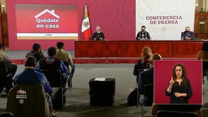 Las autoridades federales de Salud ofrecieron la conferencia de prensa diaria para informar a la población sobre la pandemia de la enfermedad COVID-19, causada por el coronavirus SARS-CoV-2, en México. (ESPECIAL)