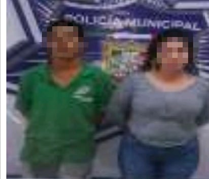 La corporación policial dio a conocer que los involucrados en el ilícito se identificaron como Lizeth 'N' y Christopher N'. (EL SIGLO DE TORREÓN)