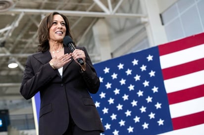 'Tengo fe en el pueblo estadounidense', dijo este martes la aspirante demócrata a la Vicepresidencia de EUA, Kamala Harris, a su llegada a Detroit (Michigan), durante esta jornada de comicios generales en el país. (ARCHIVO)