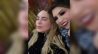 Contentos. Belinda estuvo presente en la fiesta de cumpleaños de su suegra, la señora Cristy Nodal, y se la pasó muy bien. (ESPECIAL) 