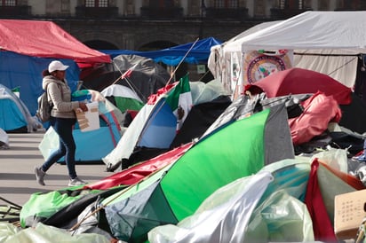 Cabe mencionar que hay 276 carpas. Hasta el momento, se han llevado la mitad.