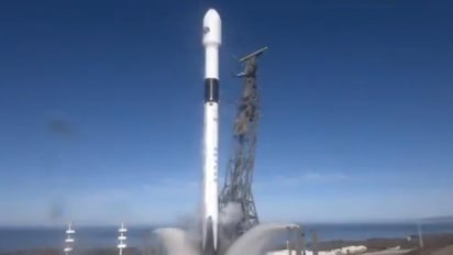 El despegue tuvo lugar desde la base de  Vandenberg de la fuerza área ubicada en California, EUA (CAPTURA) 