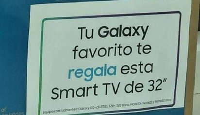 El anuncio de la tienda no especificaba que tenía que adquirir un plan tarifario con el equipo celular, razón por la que la tienda tuvo que cumplir con lo que marcaba su oferta (CAPTURA) 