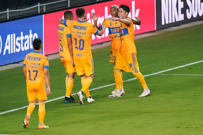 Tigres goleó 4-0 al NYFC y se metió a las semifinales de la 'Concachampions' tras imponerse con un 5-0 global. (AP)