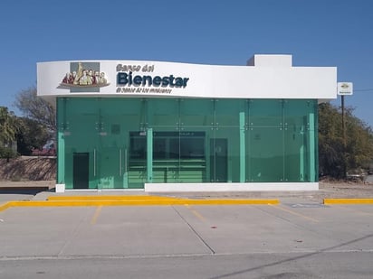 Luego de que se pospuso la apertura, en enero podría empezar a funcionar la sucursal del Banco del Bienestar que se construyó en el municipio de Francisco I. Madero. (MARY VÁZQUEZ)