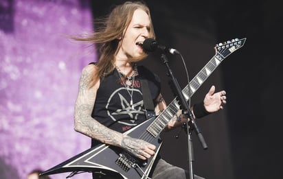 El vocalista, guitarrista y fundador de la banda de metal finlandesa Children of Bodom, Alexi Laiho, falleció a los 41 años.  (ESPECIAL) 