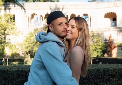 Después de semanas de que se hablara sobre una presunta separación entre Javier “Chicharito” Hernández y Sarah Kohan, aseguran que, en efecto, la pareja terminó su relación.  (INSTAGRAM) 