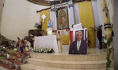 La eucaristía se llevó a cabo ayer a las 12 del mediodía en la Parroquia de Nuestra Señora de Guadalupe en Ciudad Jardín. (ESPECIAL)