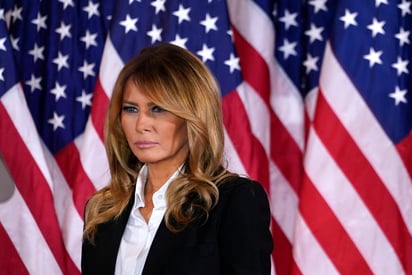 La primera dama de Estados Unidos, Melania Trump, emitió este lunes su primer comunicado en reacción al asalto del pasado miércoles al Capitolio por simpatizantes del presidente para responder a las críticas vertidas contra ella y lamentar las muertes que dejó el suceso. (ARCHIVO)
