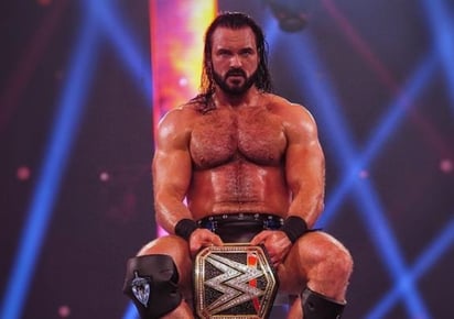 El campeón, Drew McIntyre dio positivo a las pruebas de COVID-19. (ESPECIAL)