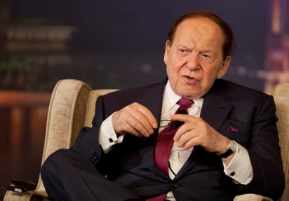 Adelson, quien llegó a ser el tercer hombre más adinerado del mundo, poseía casinos desde Las Vegas hasta China.
(ARCHIVO)