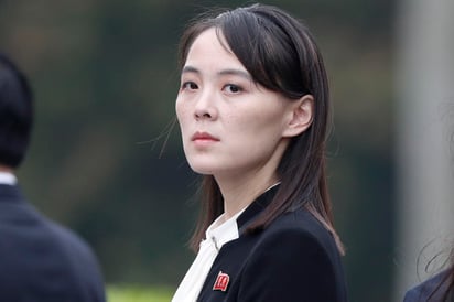 La hermana de Kim Jong-un, líder norcoreano, Kim Yo-jong, ha lanzado insultos contra el ejército surcoreano por vigilar los festejos del congreso del partido único que concluyó el martes en Pionyang, informó hoy la agencia de noticias estatal KCNA. (ESPECIAL) 