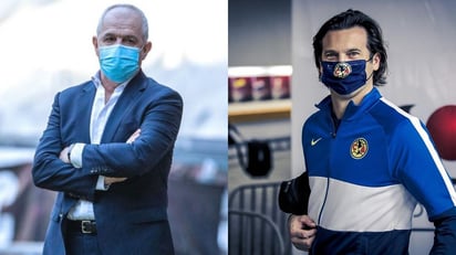 Javier Aguirre (Monterrey) y Santiago Solari (América) desempeñan los roles protagónicos en la puesta en escena llamada 'Guardianes 2021'. Que se encuentren apenas en la segunda fecha será lo de menos. (ESPECIAL)