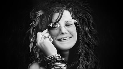 Joplin, quien fue la primera mujer en ser considerada una gran estrella del rock and roll y blues, es recordada este martes a 78 años de su nacimiento. (ESPECIAL)