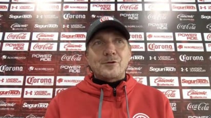 El argentino Hernán Cristante, entrenador del Toluca del fútbol mexicano, pronosticó este jueves que su equipo alcanzará su mejor forma física en unos cuatro partidos, aunque el sábado saldrá a vencer al Guadalajara. (ESPECIAL) 
