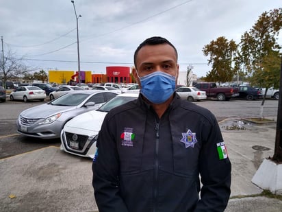 Luis Humberto García García, comisario de la Dirección de Seguridad Pública Municipal (DSPM) de Piedras Negras, dio a conocer que durante el recién concluido 2020, entre mil 600 y mil 800 migrantes fueron detenidos y enviados al centro de detención, por diversas faltas administrativas. (RENÉ ARELLANO)