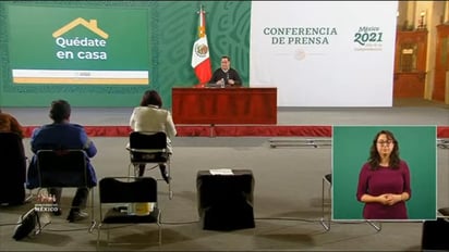 Las autoridades federales de Salud ofrecieron la conferencia de prensa diaria para informar a la población sobre la pandemia de la enfermedad COVID-19, causada por el coronavirus SARS-CoV-2, en México. (ESPECIAL)