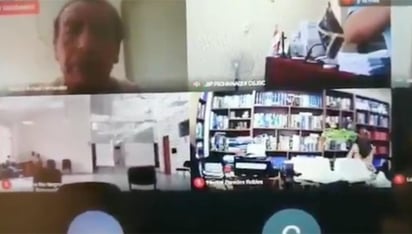 Un abogado olvidó apagar su cámara y fue capturado cuando mantenía relaciones sexuales durante una audiencia virtual de prisión preventiva celebrada en Perú contra los implicados en una presunta organización criminal, conocida como 'Los Z de Chanchamayo'. (ESPECIAL) 