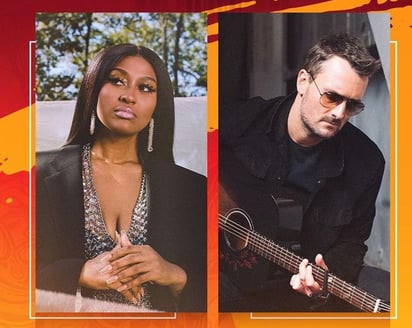 Un día antes de la celebración del Super Bowl LV quedó confirmado este sábado que los artistas nominados al GRAMMY, Eric Church y Jazmine Sullivan, se unirán por primera vez para cantar el Himno Nacional como parte de las festividades de la final de la Liga Nacional de Fútbol Americano (NFL) en el 'Raymond James Stadium', de Tampa. (ESPECIAL)