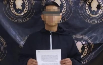 La Fiscalía General del Estado de Coahuila, informó sobre la detención de un sujeto identificado como Mario Alberto”N” de 24 años de edad, quien es señalado por su presunta responsabilidad en el delito de homicidio simple dolosos. (EL SIGLO DE TORREÓN)